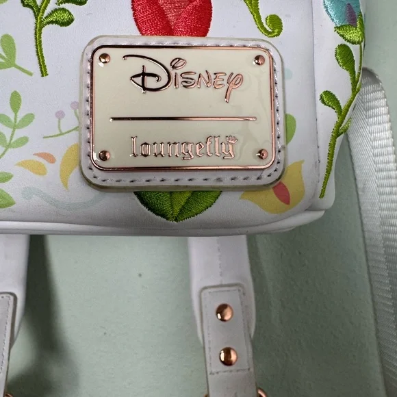 Loungefly X Disney Winnie The Pooh Cosplay Folk Floral Mini Backpack - Picture 9 of 15